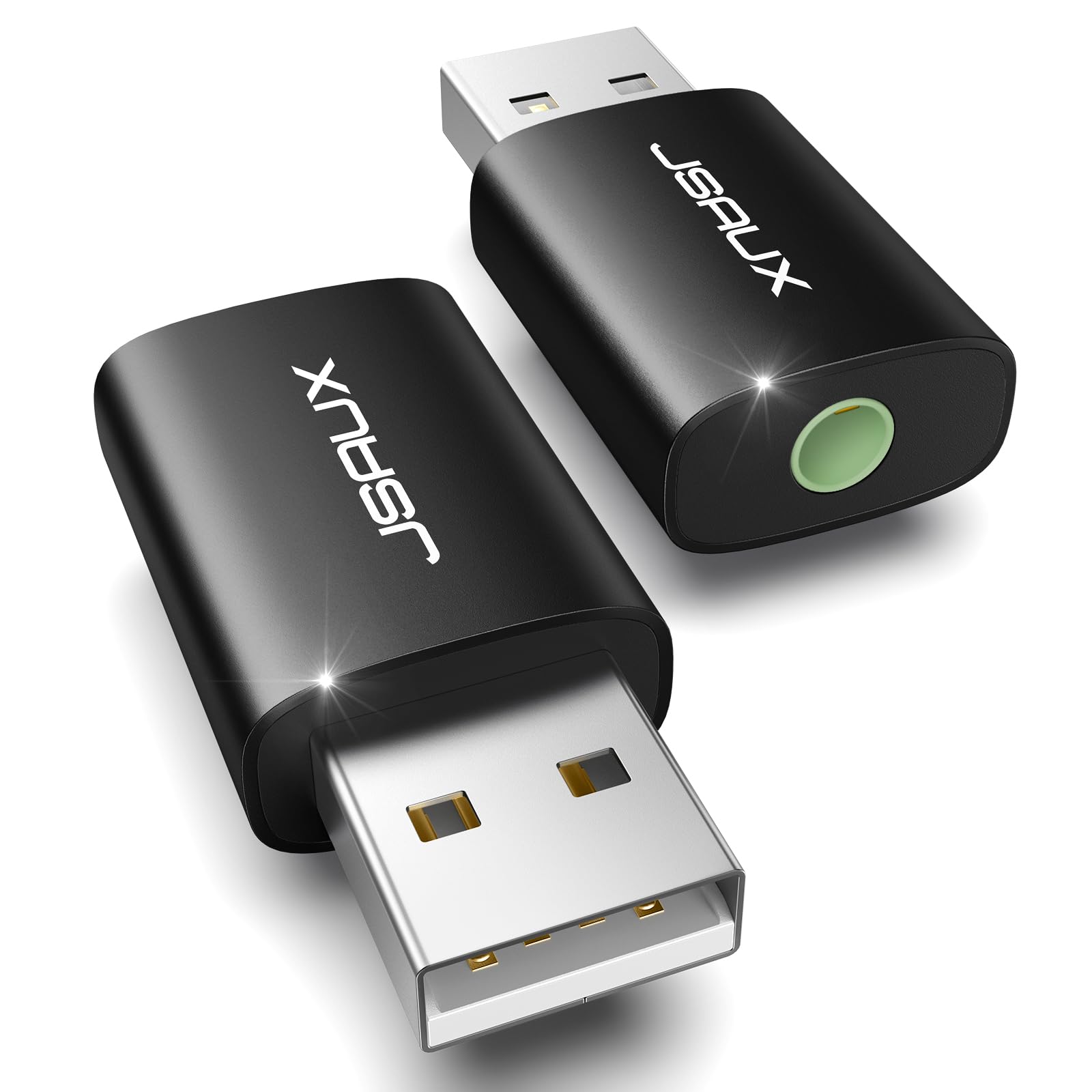 Amazon.com: JSAUX 2 Pack USB to 3.5mm Jack Audio Adapter